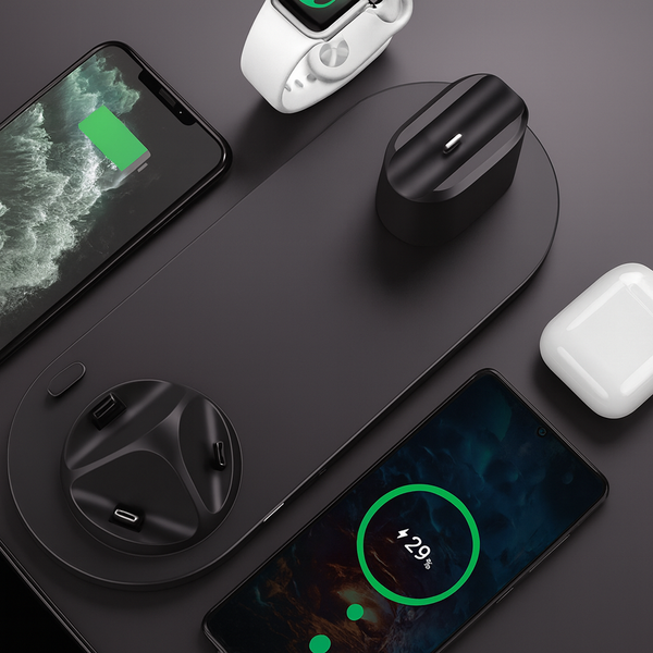 NovaTime's 6-in-1 Wireless Charging Dock