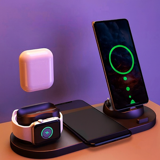 NovaTime's 6-in-1 Wireless Charging Dock
